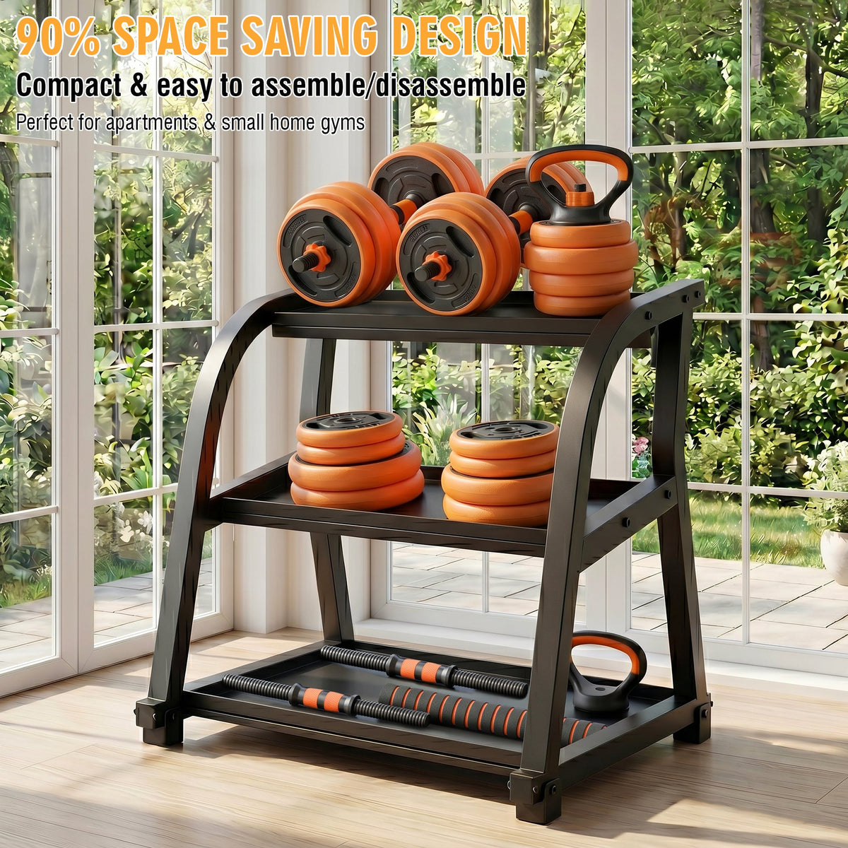 66 lb Adjustable Dumbbell & Strength Training Set