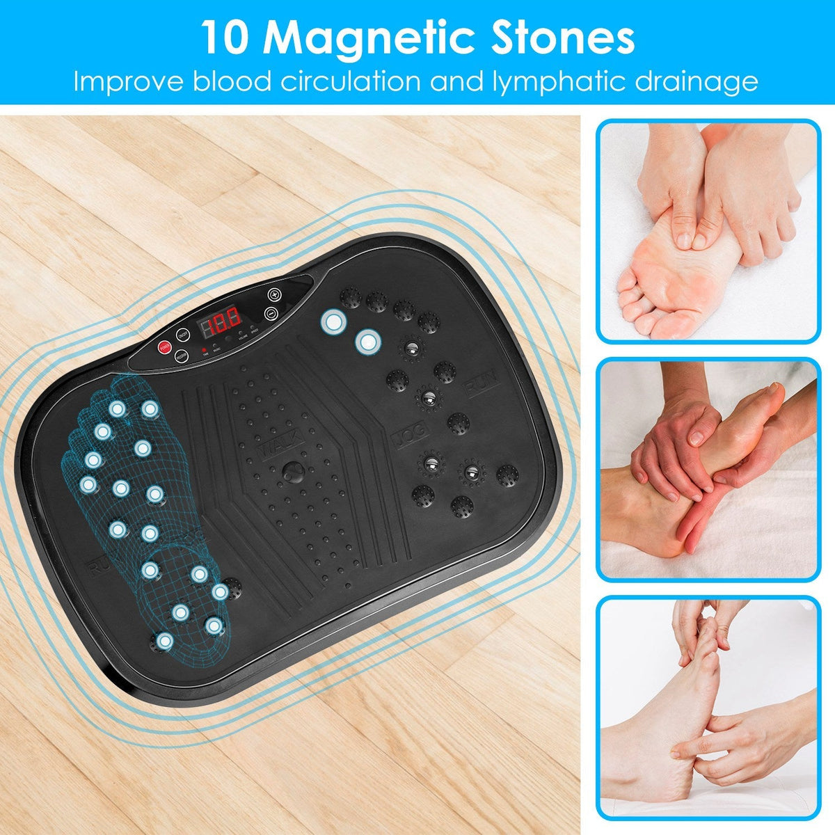 120-Speed Vibration Plate for Home Fitness & Exercise