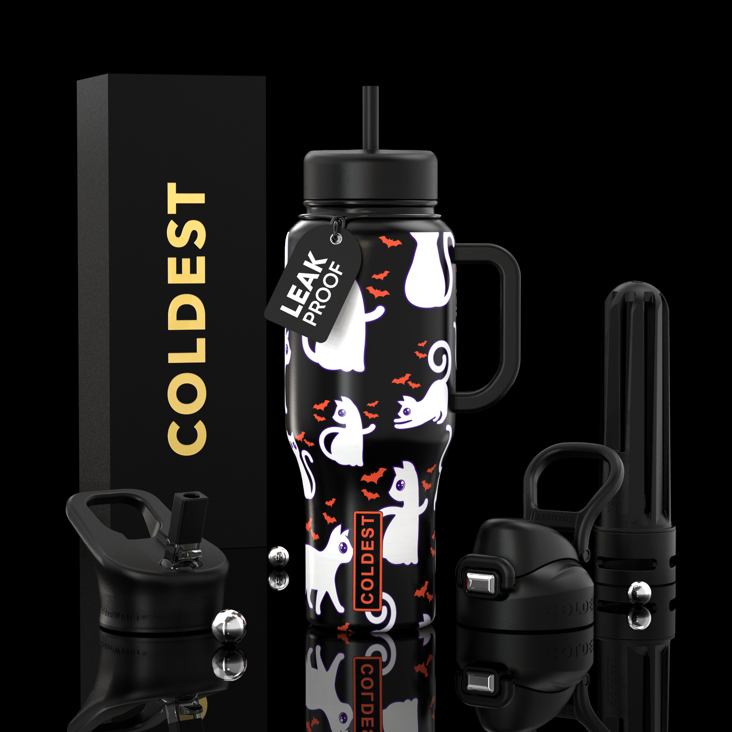 COLDEST 36 oz Insulated Stainless Steel Water Bottle | Limitless Series
