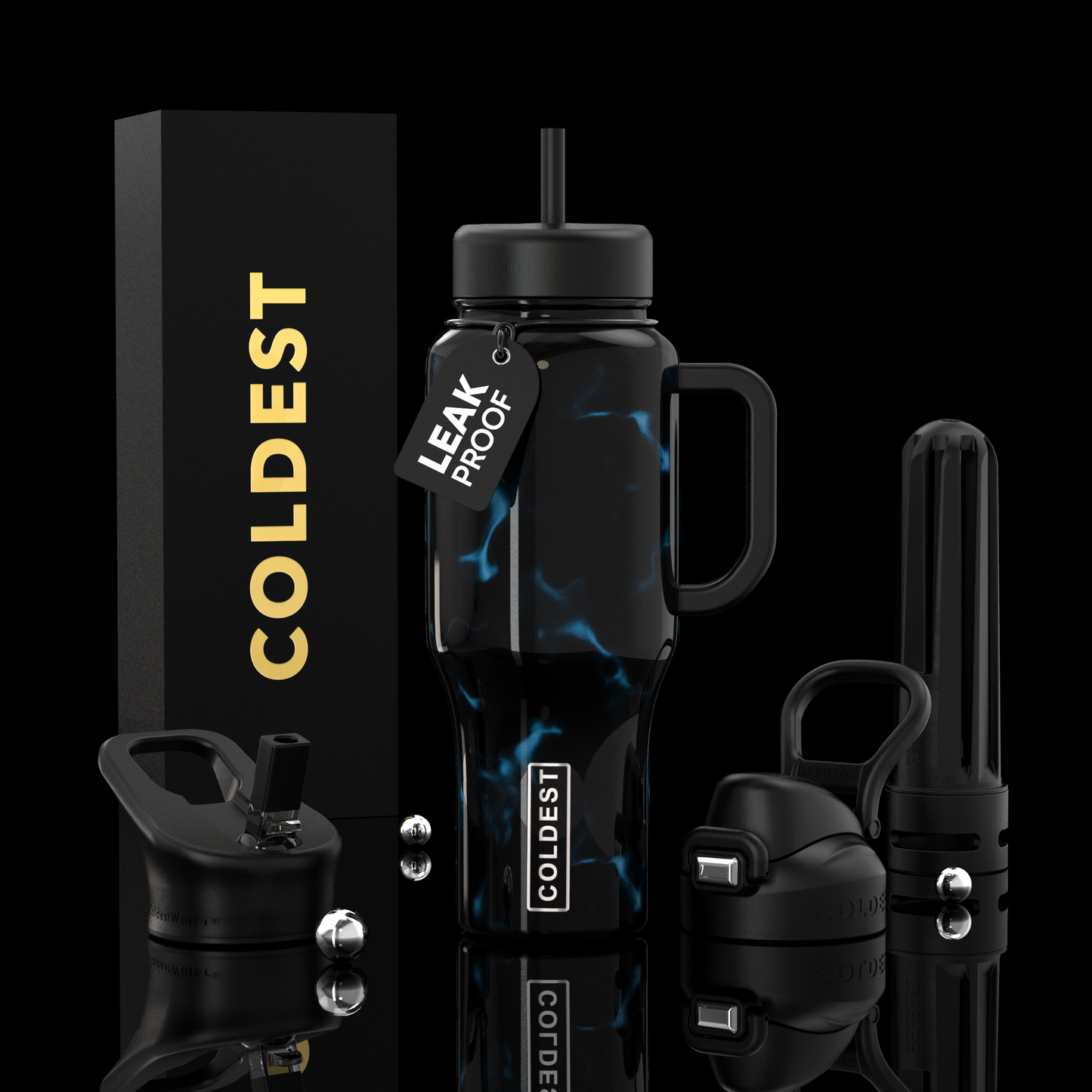 COLDEST 36 oz Insulated Stainless Steel Water Bottle | Limitless Series