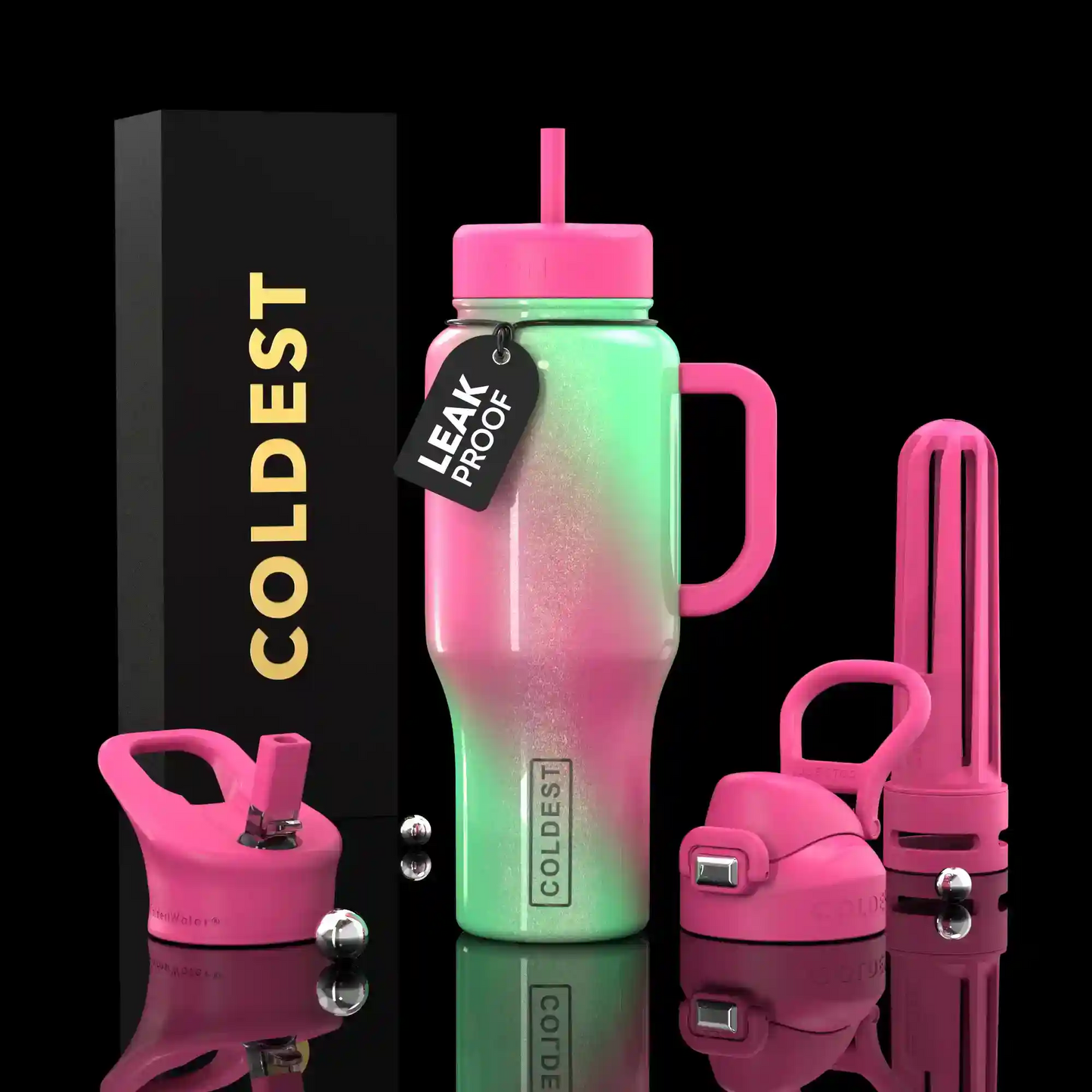 COLDEST 36 oz Insulated Stainless Steel Water Bottle | Limitless Series