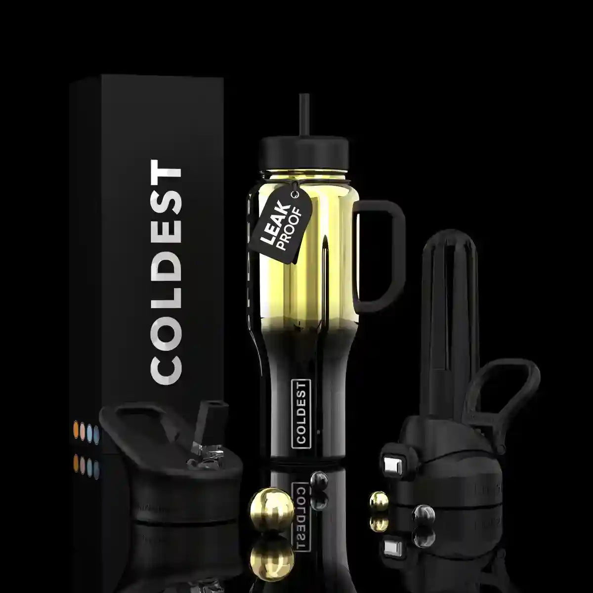COLDEST 36 oz Insulated Stainless Steel Water Bottle | Limitless Series