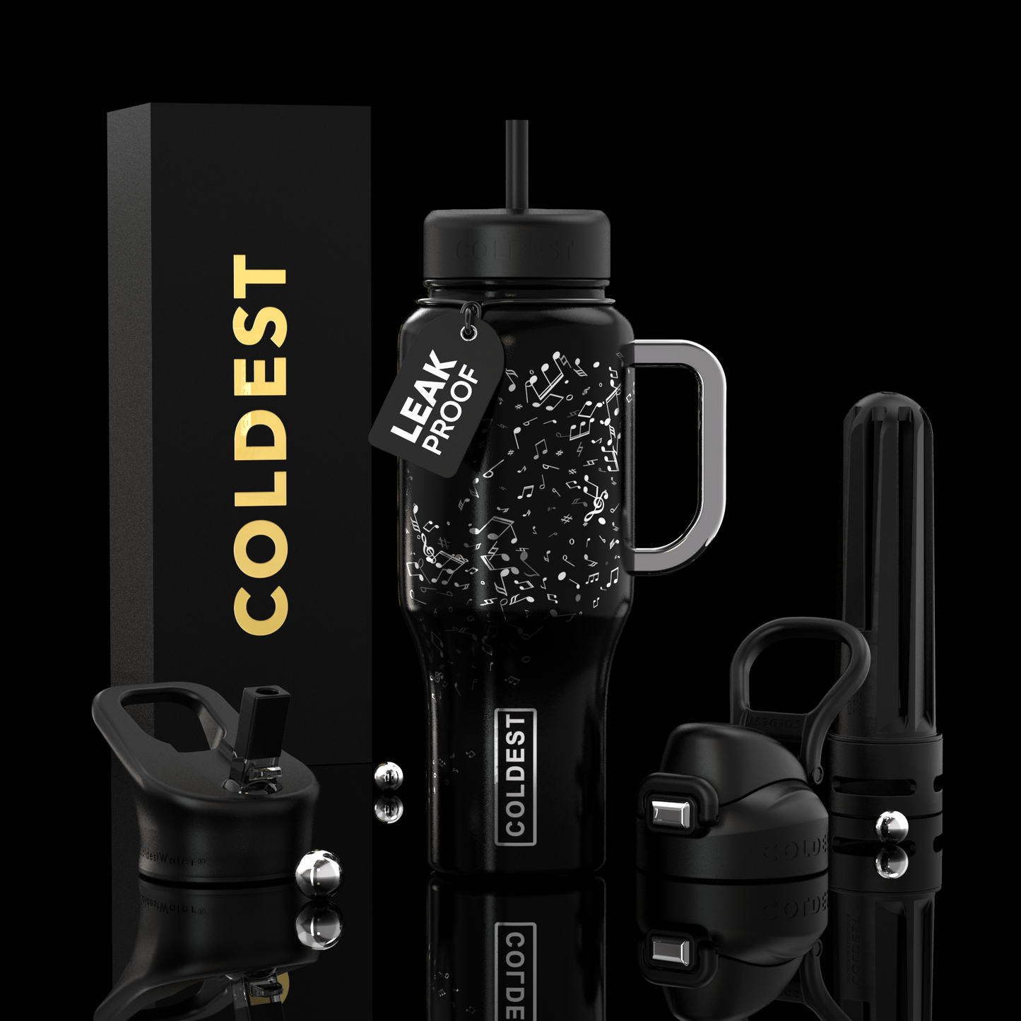 COLDEST 36 oz Insulated Stainless Steel Water Bottle | Limitless Series