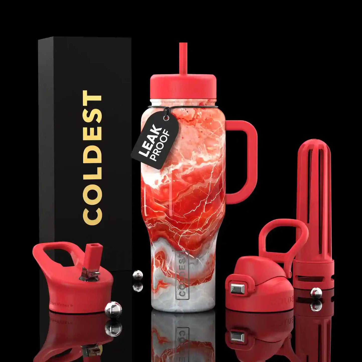COLDEST 36 oz Insulated Stainless Steel Water Bottle | Limitless Series