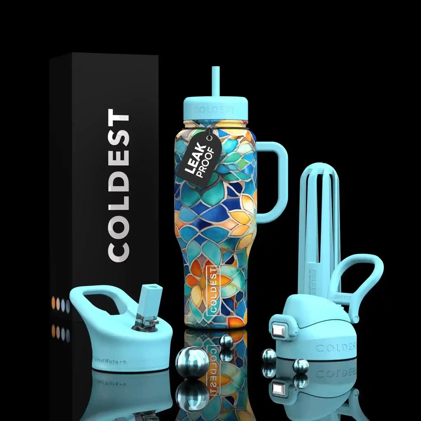 COLDEST 36 oz Insulated Stainless Steel Water Bottle | Limitless Series