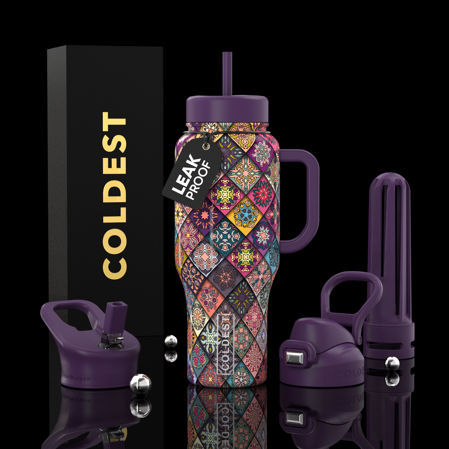 COLDEST 36 oz Insulated Stainless Steel Water Bottle | Limitless Series