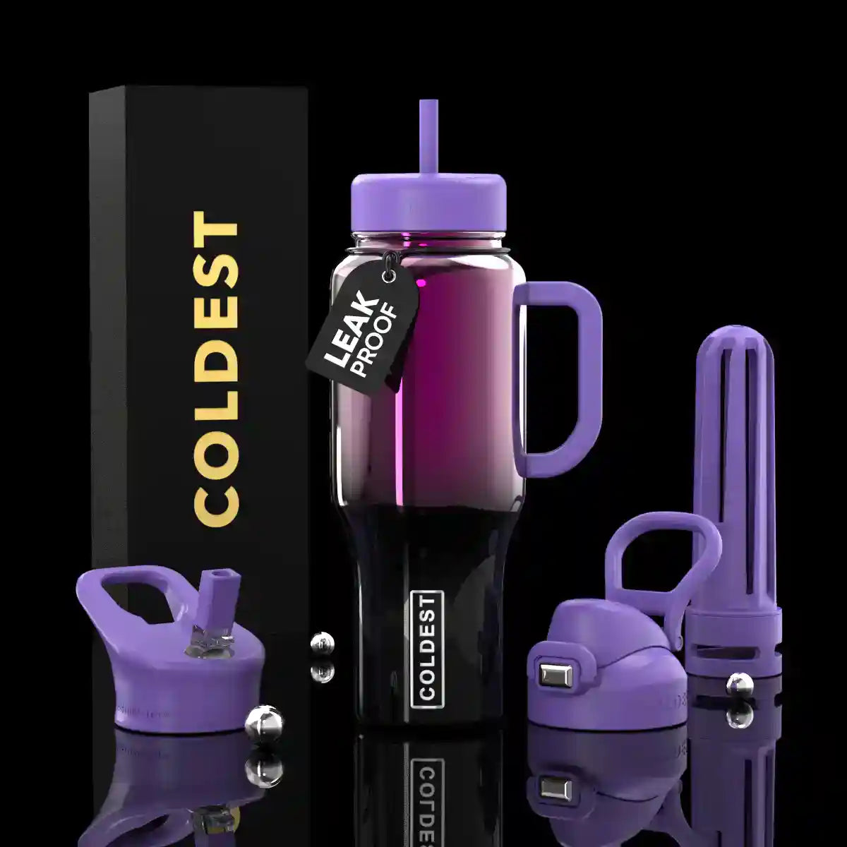 COLDEST 36 oz Insulated Stainless Steel Water Bottle | Limitless Series