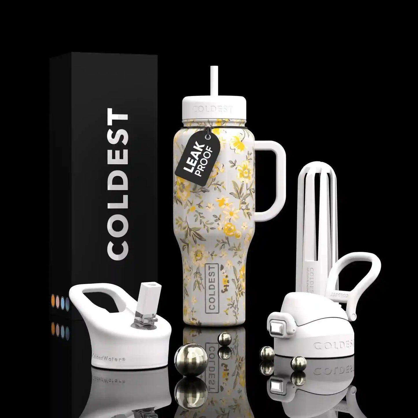 COLDEST 36 oz Insulated Stainless Steel Water Bottle | Limitless Series