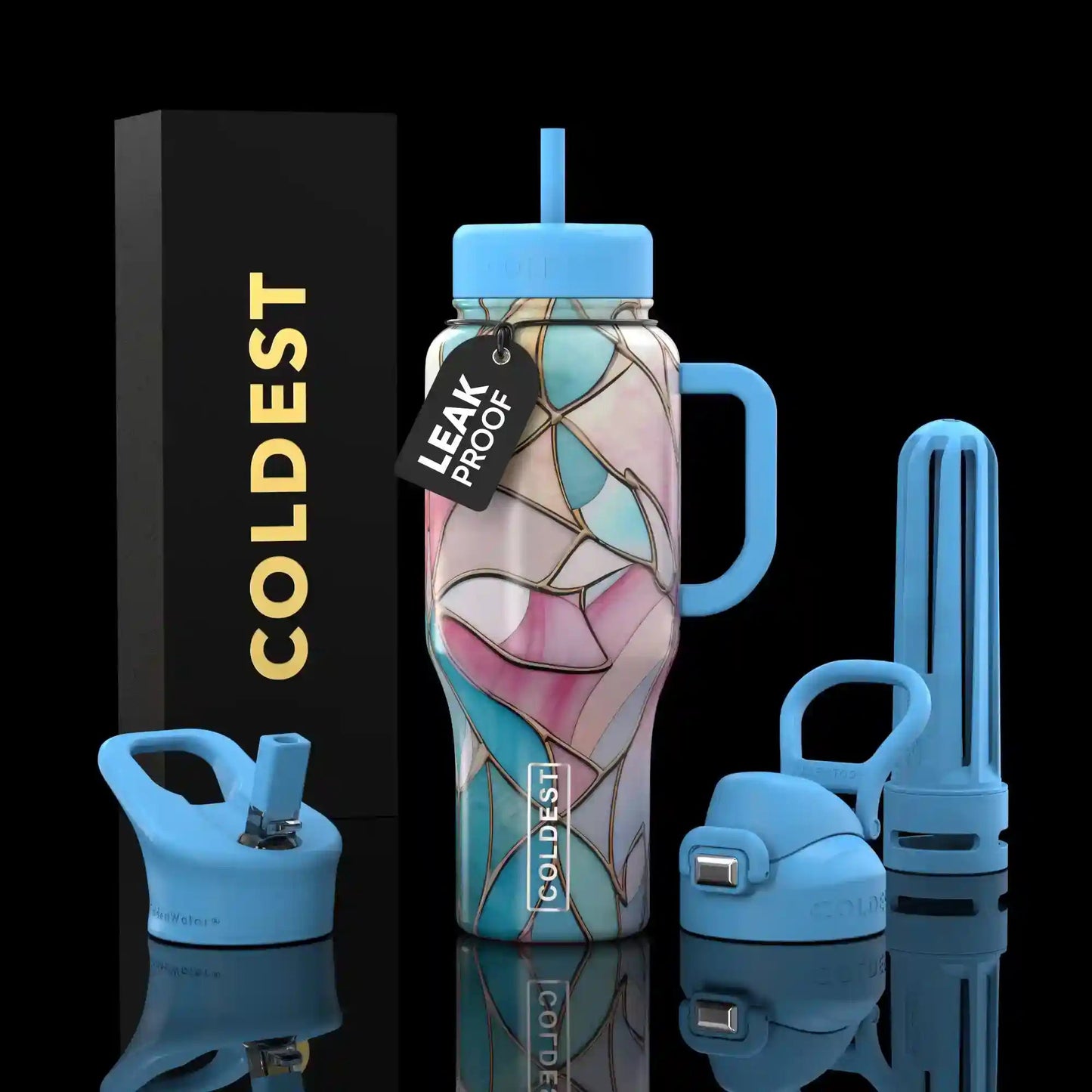 COLDEST 36 oz Insulated Stainless Steel Water Bottle | Limitless Series