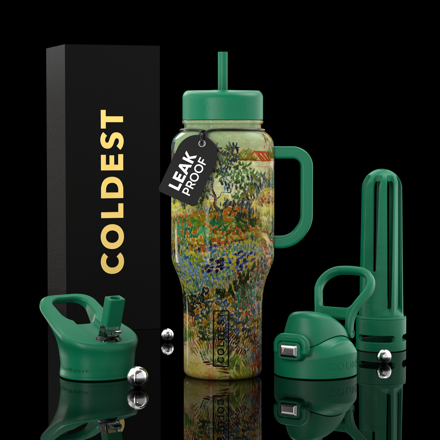COLDEST 36 oz Insulated Stainless Steel Water Bottle | Limitless Series
