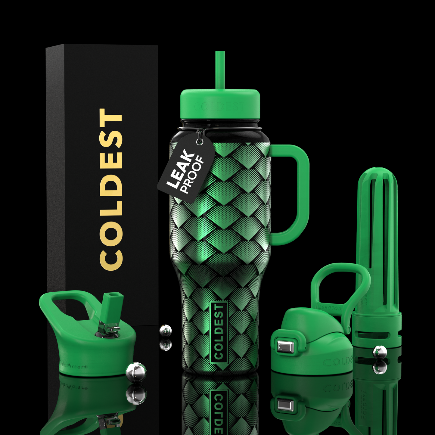COLDEST 36 oz Insulated Stainless Steel Water Bottle | Limitless Series