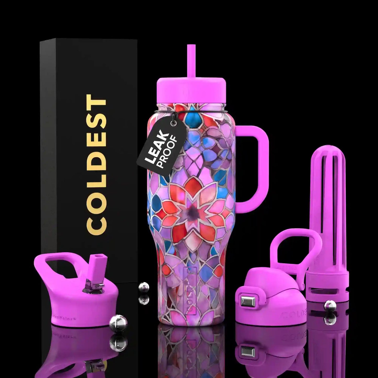 COLDEST 36 oz Insulated Stainless Steel Water Bottle | Limitless Series