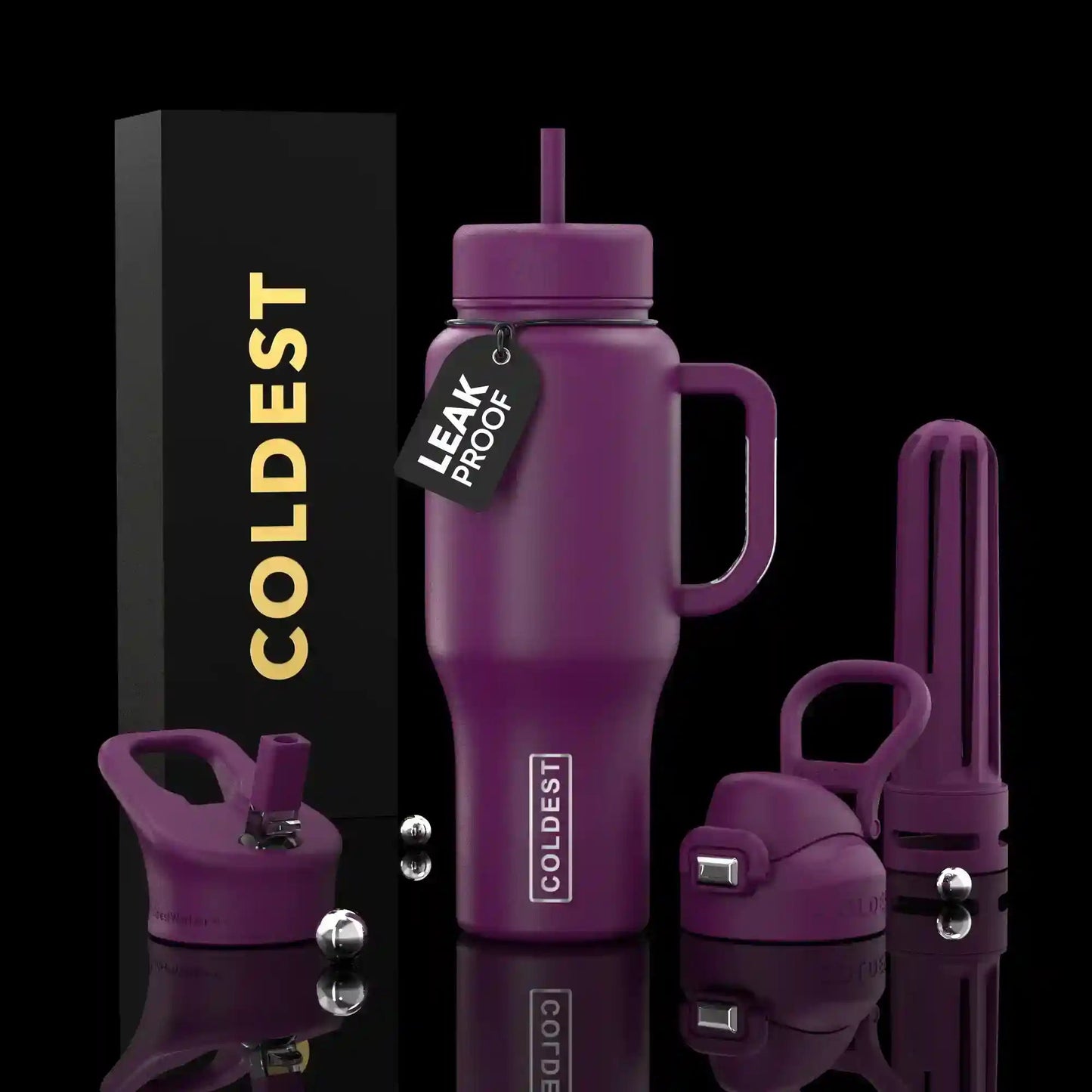 COLDEST 36 oz Insulated Stainless Steel Water Bottle | Limitless Series