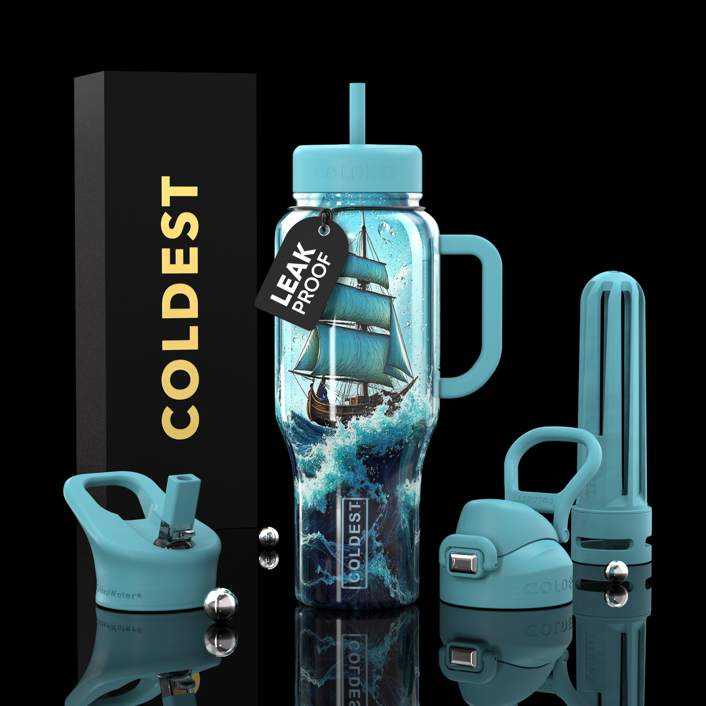 COLDEST 36 oz Insulated Stainless Steel Water Bottle | Limitless Series