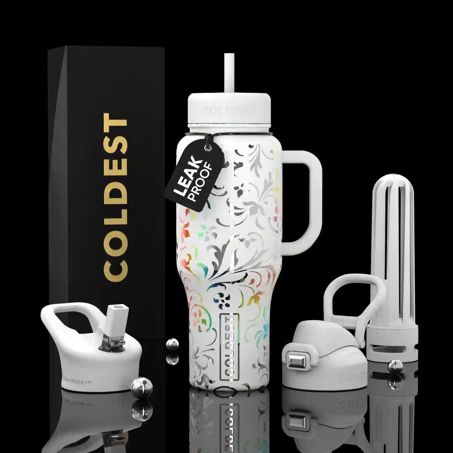 COLDEST 36 oz Insulated Stainless Steel Water Bottle | Limitless Series