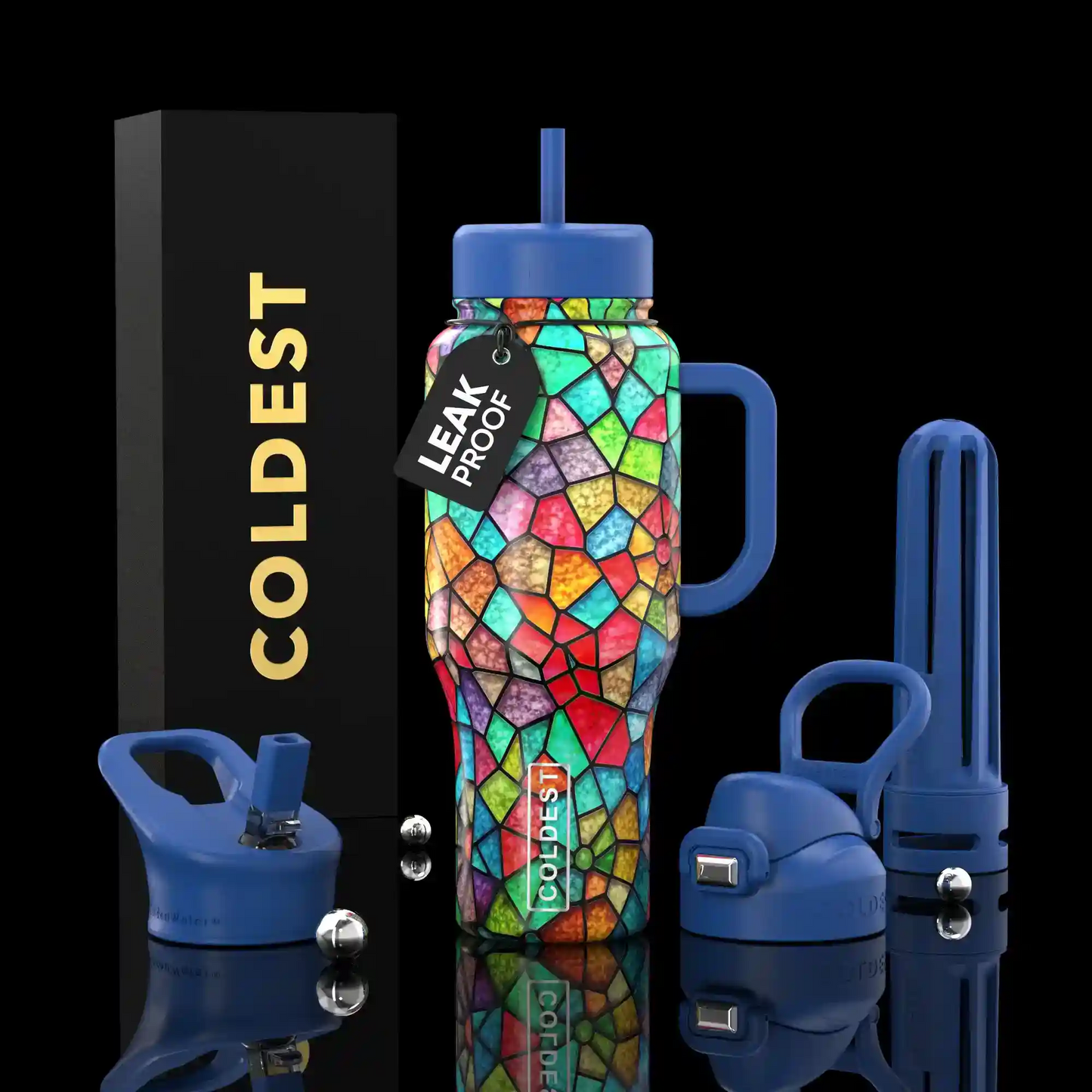 COLDEST 36 oz Insulated Stainless Steel Water Bottle | Limitless Series