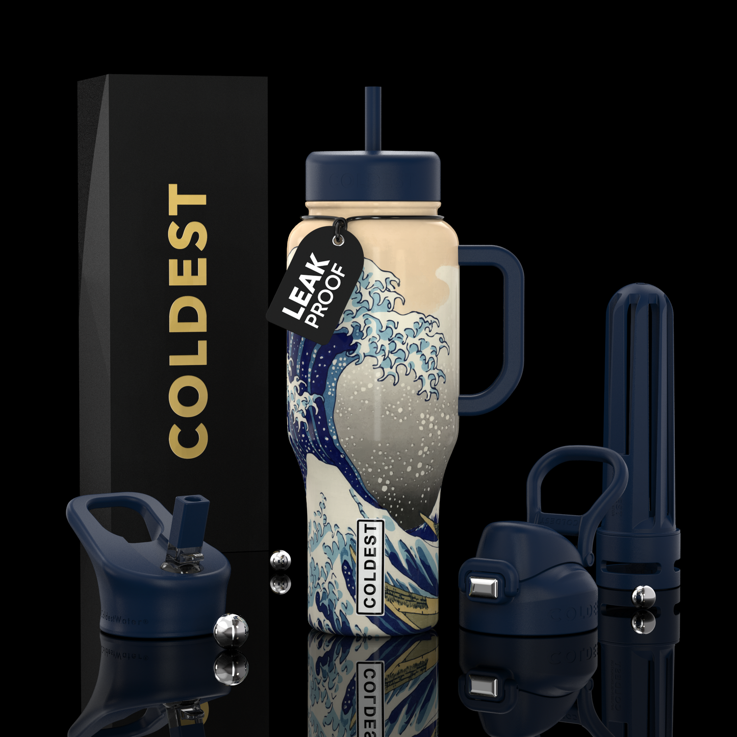 COLDEST 36 oz Insulated Stainless Steel Water Bottle | Limitless Series