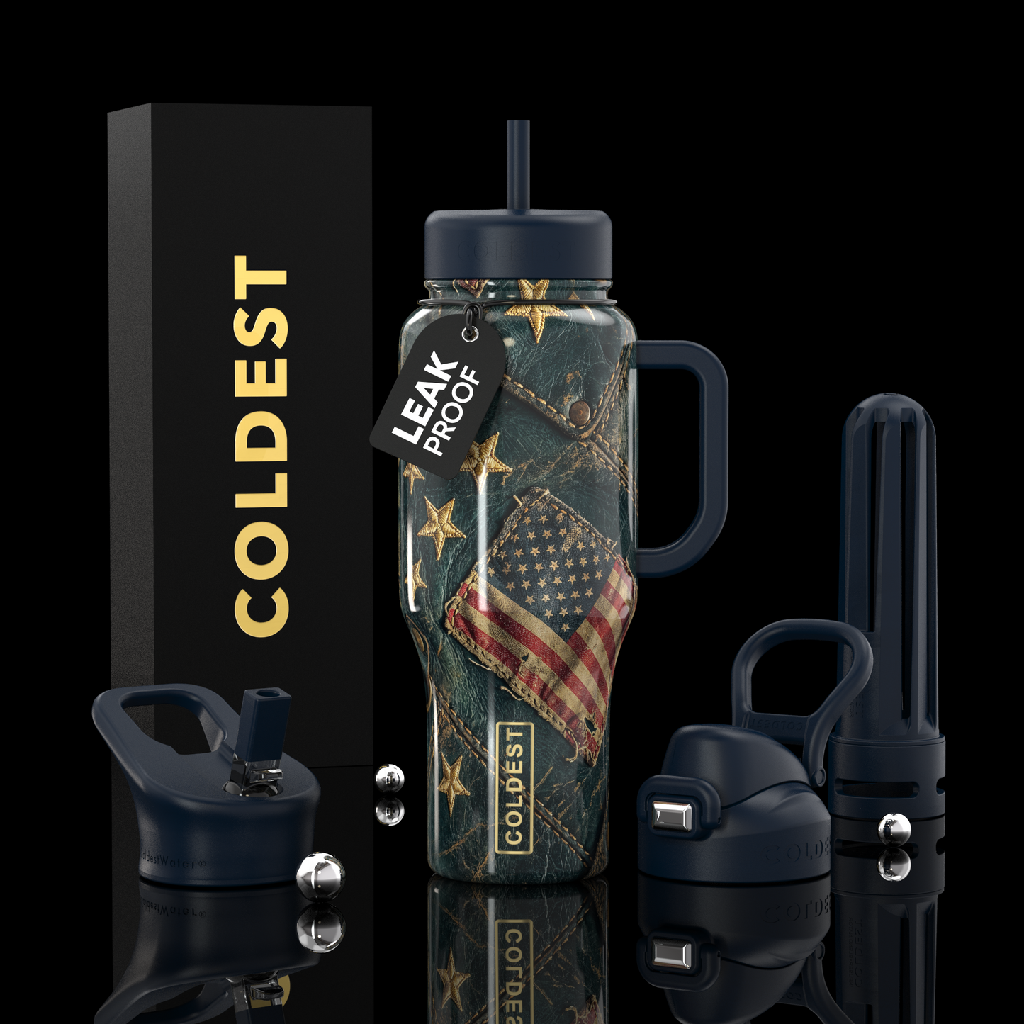 COLDEST 36 oz Insulated Stainless Steel Water Bottle | Limitless Series