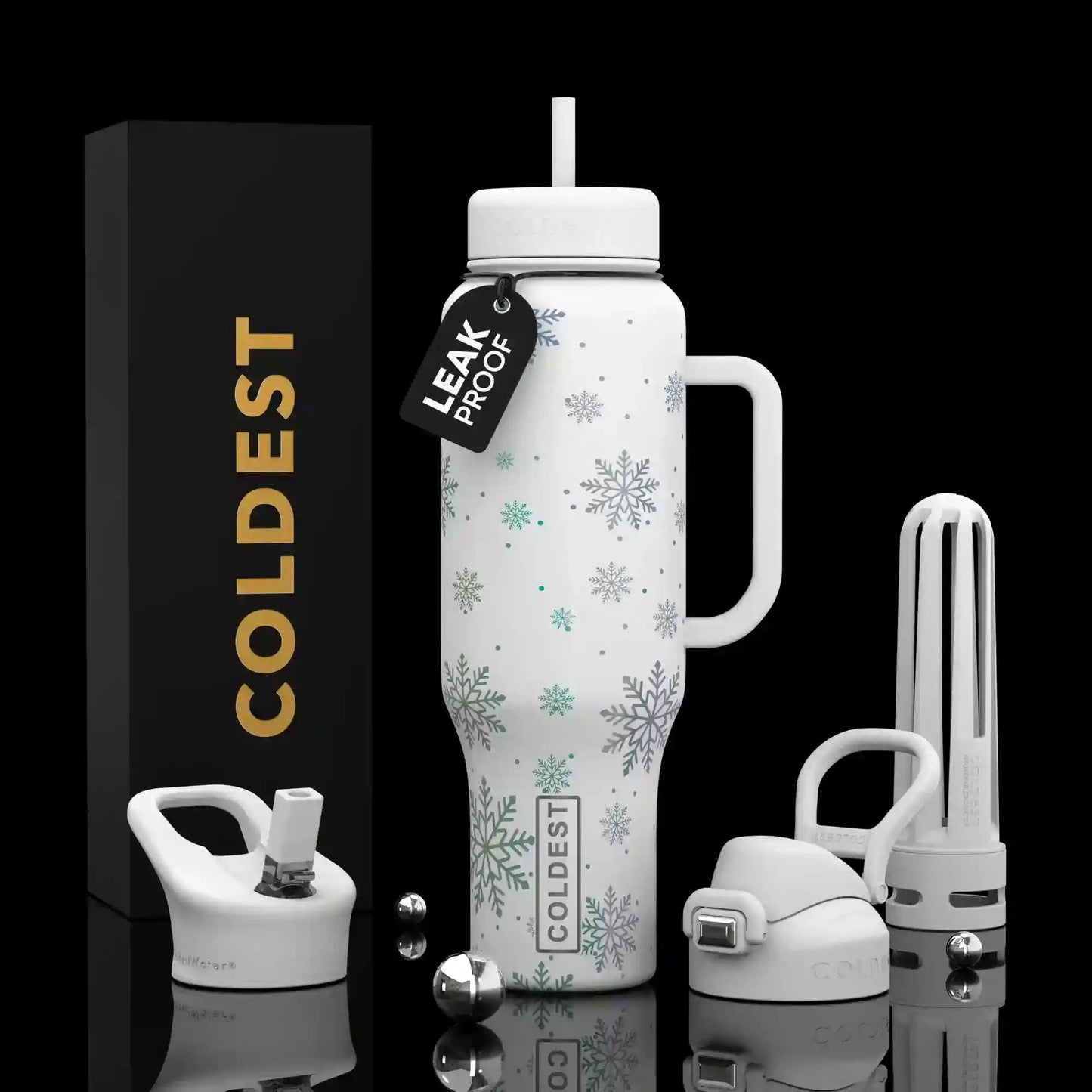 COLDEST 36 oz Insulated Stainless Steel Water Bottle | Limitless Series