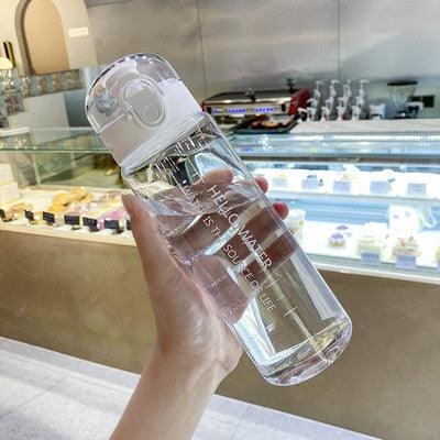 780ml Bottle For Drink Plastic Leak Proof Sports Bottles Shaker Water Bottle Drinkware BPA Free Sports Water Bottle Outdoor Water Bottle with Straw Plastic Portable Water Bottle Camping Bike Bottle Kitchen Tools Drink Water