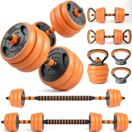 66 lb Adjustable Dumbbell & Strength Training Set