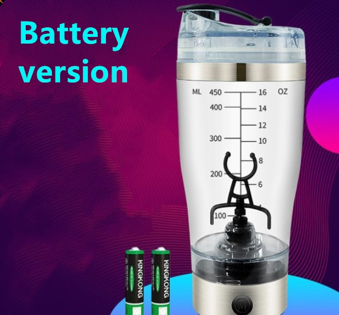 BPA-free blender with measurement markings on a colorful background