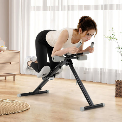 Adjustable Abdominal Trainer Ab Workout Machine Foldable Ab Cruncher