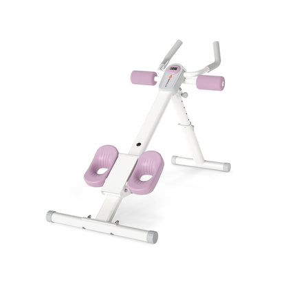 Adjustable Abdominal Trainer Ab Workout Machine Foldable Ab Cruncher