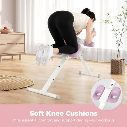 Adjustable Abdominal Trainer Ab Workout Machine Foldable Ab Cruncher