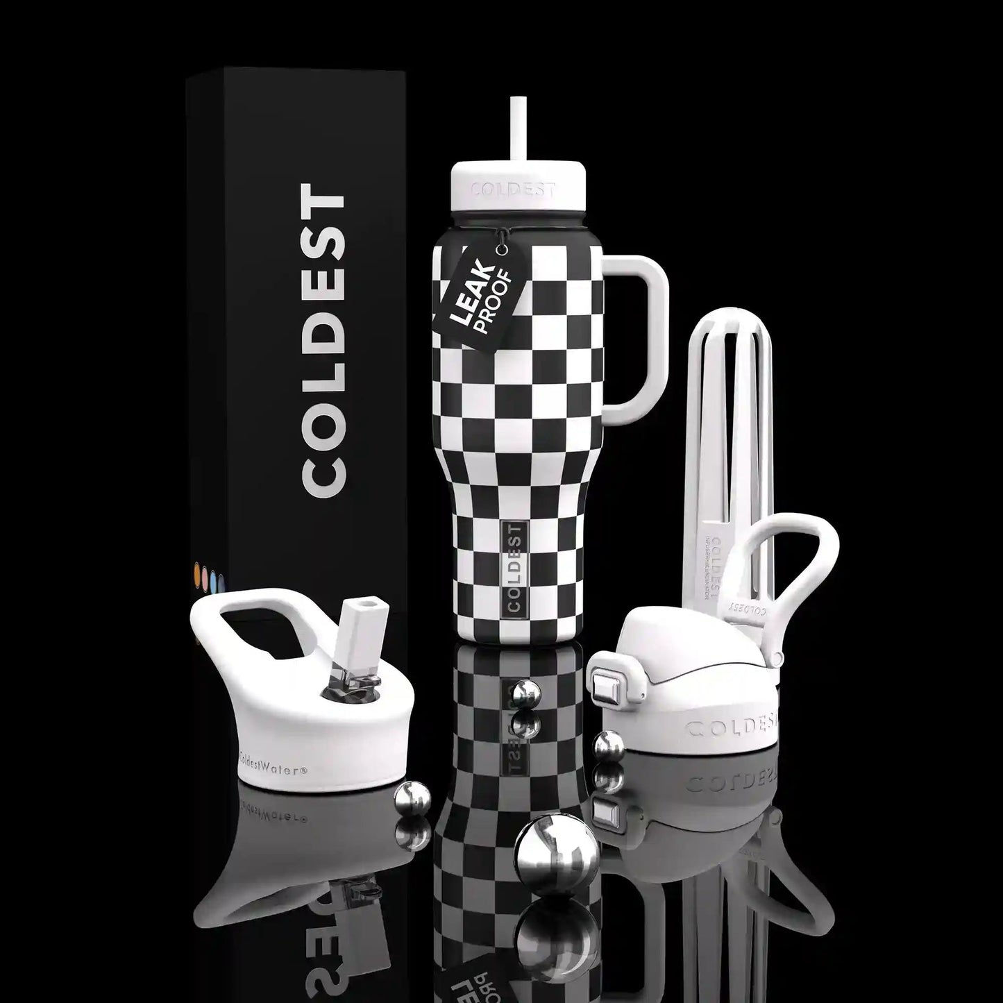 COLDEST 36 oz Insulated Stainless Steel Water Bottle | Limitless Series