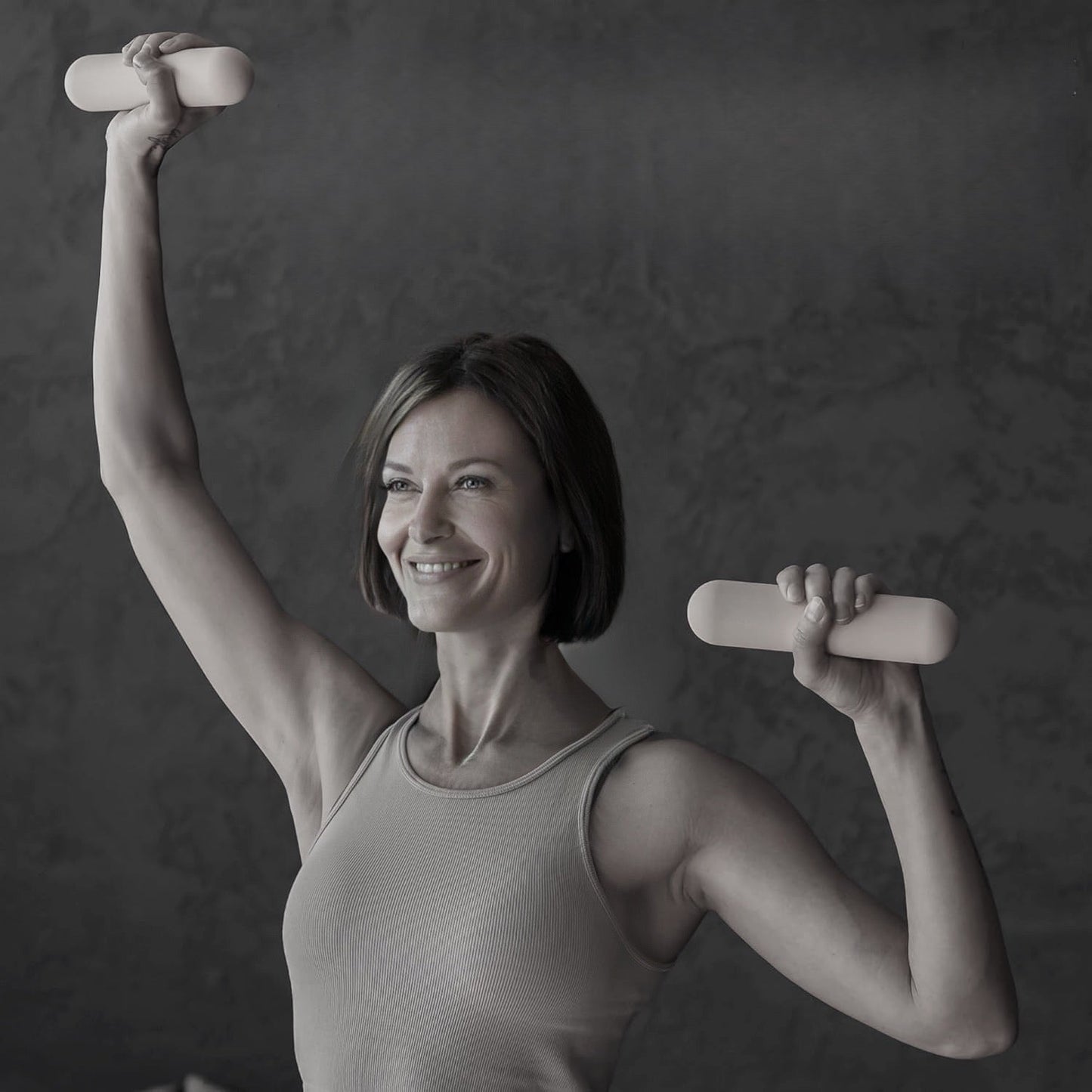Set of 2 Oval Pilates Dumbbells - Bars AC009