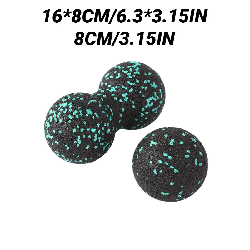 Yoga Peanut Massage Ball Set | Muscle Relaxation & Fascia Release Kit