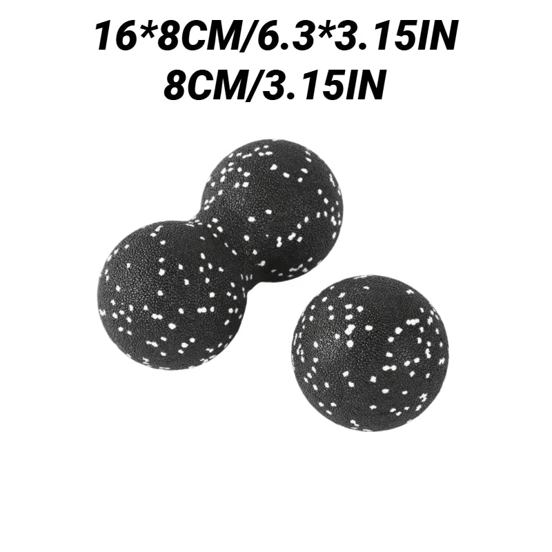 Yoga Peanut Massage Ball Set | Muscle Relaxation & Fascia Release Kit