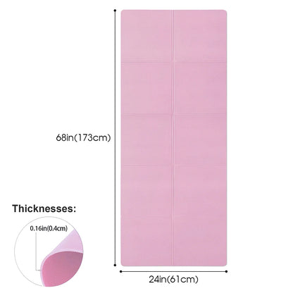 Natural EVA Yoga Mat Anti Slip For Exercise Pilates Gymnastics
