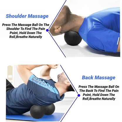 Yoga Peanut Massage Ball Set | Muscle Relaxation & Fascia Release Kit