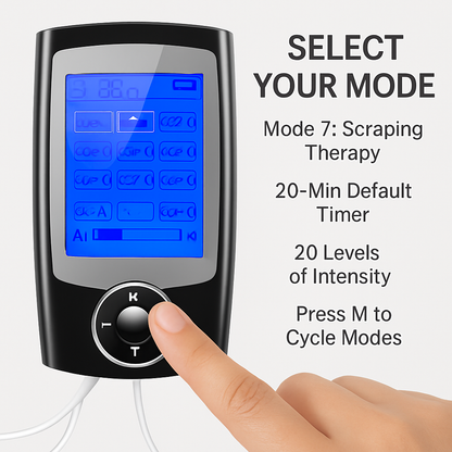 Tens Unit Massager for Pain Relief and Muscle Recovery