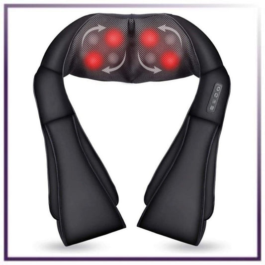Heated Neck & Shoulder Massager – Deep Kneading Recovery