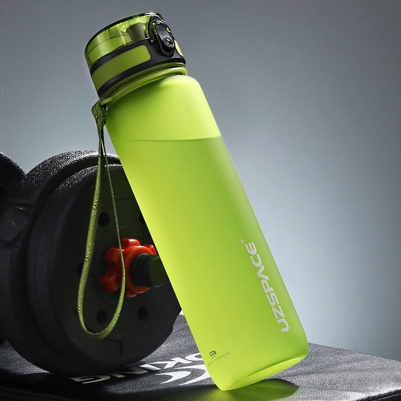 Sports Water Bottles With Time Marker Portable Leakproof Outdoor Shaker My Bottle Tritan Plastic Eco-Friendly Drinkware BPA Free Leakproof Outdoor Sport Direct Drinking Plastic Eco-Friendly Drinkware Water bottle